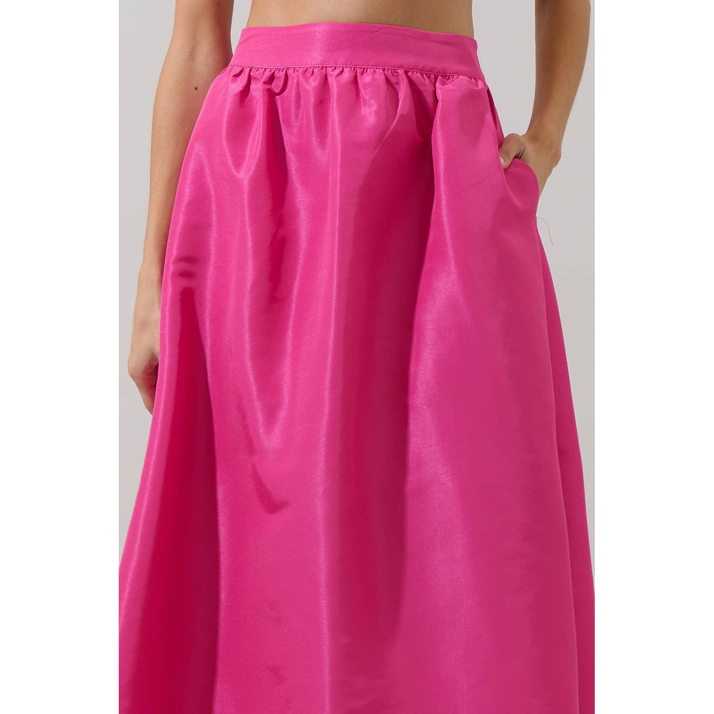 Hestia Maxi Skirt Fuschia