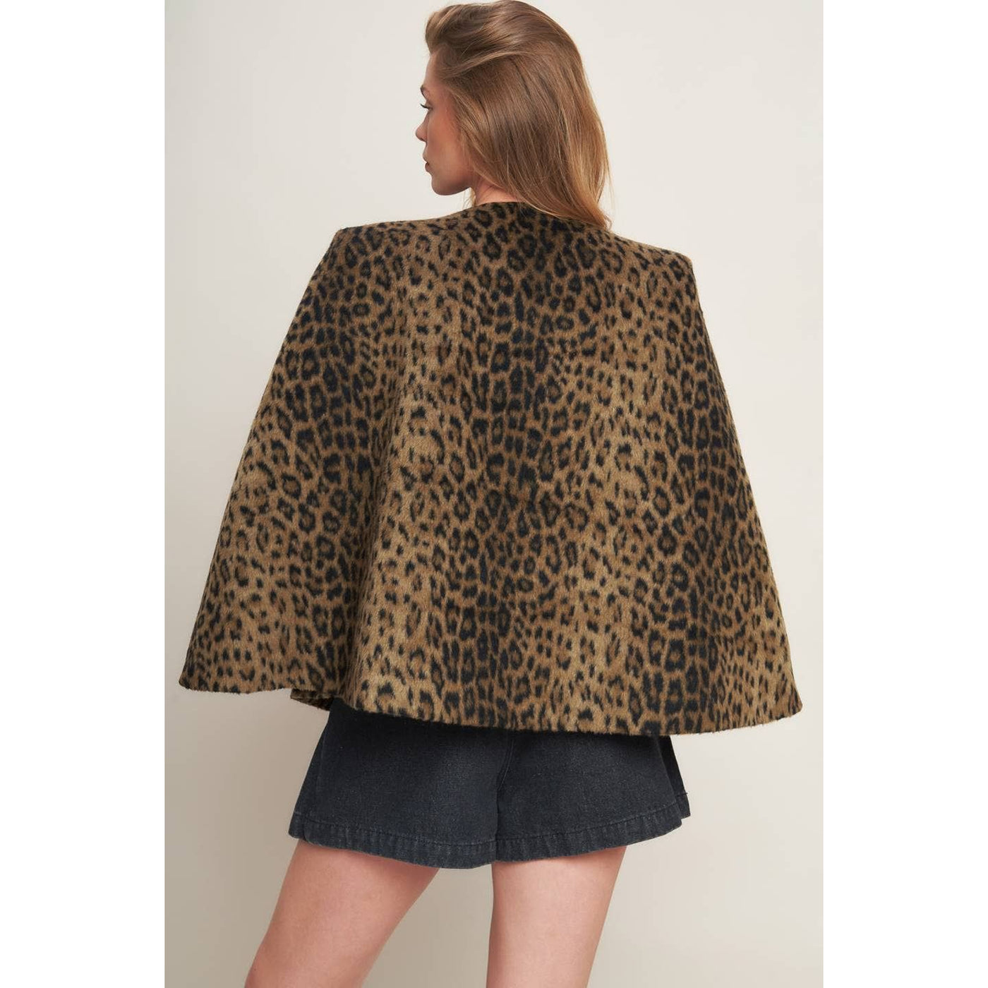 Leopard Capelet