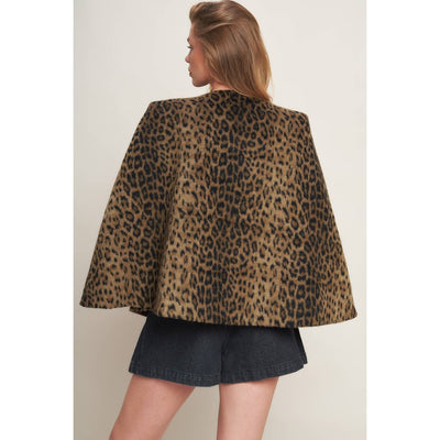Leopard Capelet