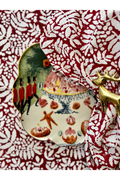 Cranberry Red Napkins S/4
