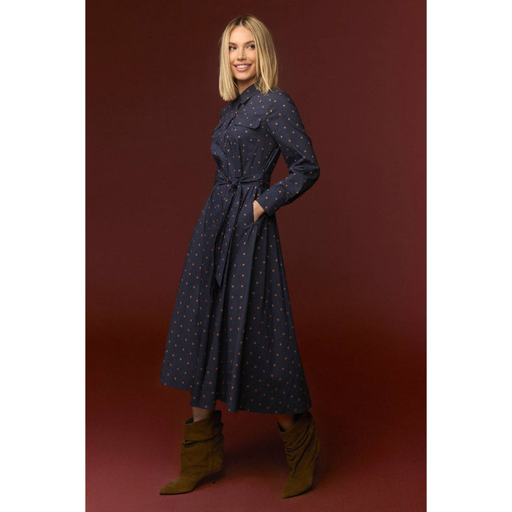 Shine Shirt Dress