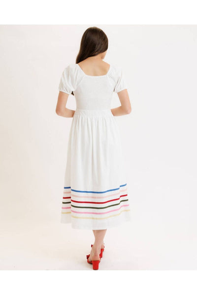 Pop of Color Midi Dress