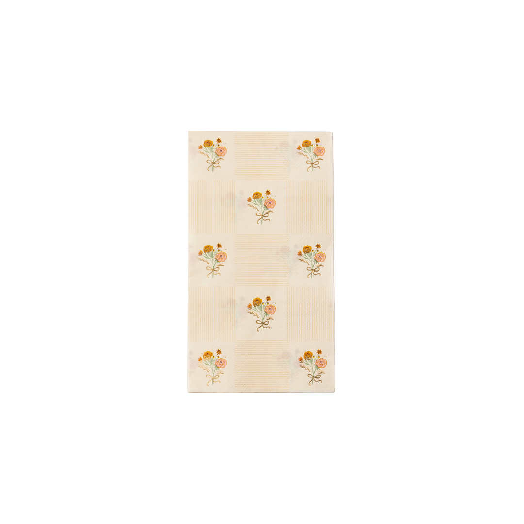 Cozy Fall Floral Guest Napkins