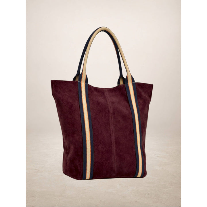 Suede Leather Tote Bag
