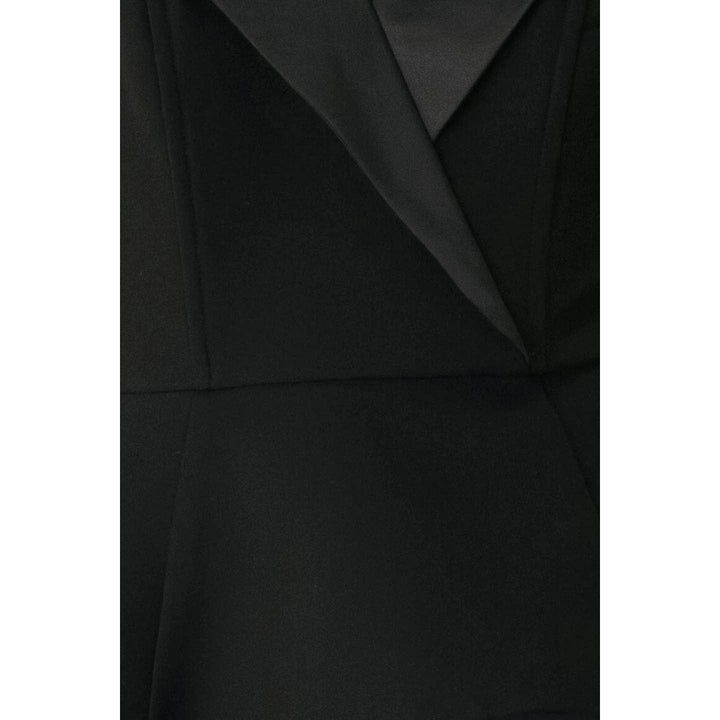 FLYING TOMATO - A solid woven tube top - FT2047 BLACK/BLACK