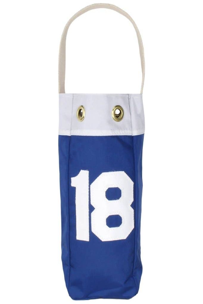 Flagstick Wine Tote Blue
