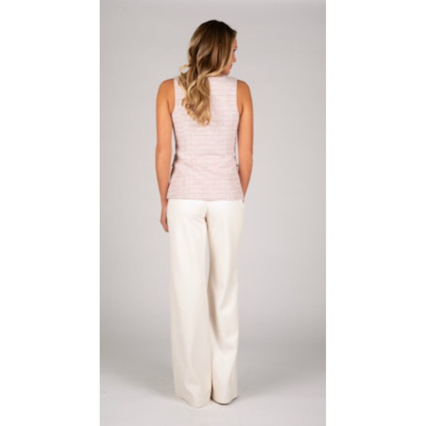 Rio Ivory Faux Leather Pant