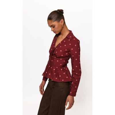 Barber Polka Dot Top