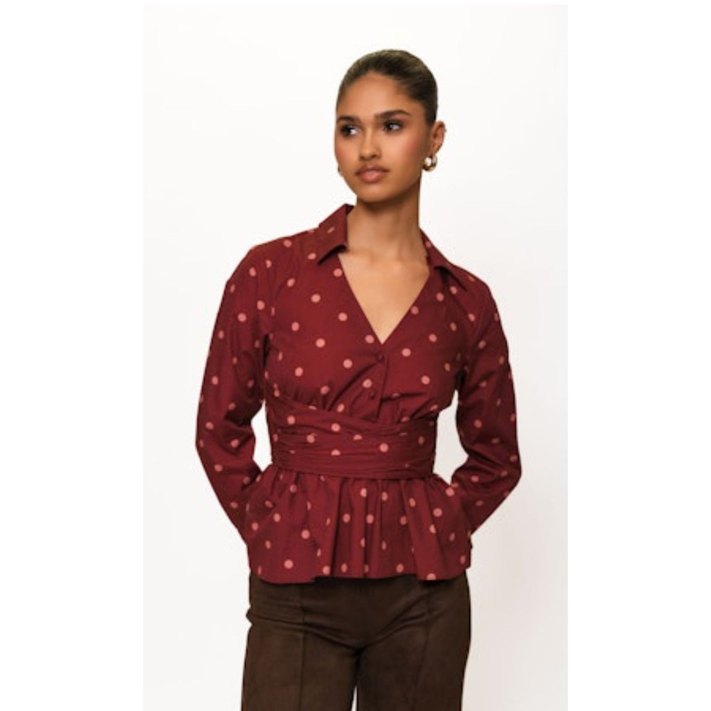 Barber Polka Dot Top