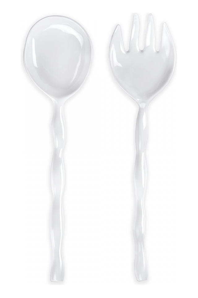 Ruffle Salad Servers