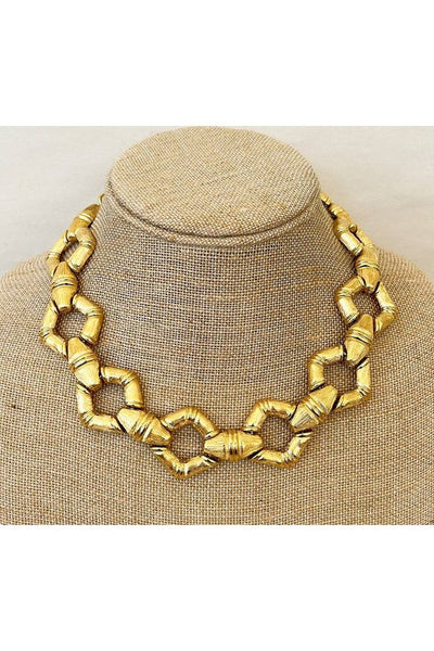 Vintage Faux Bamboo Necklace