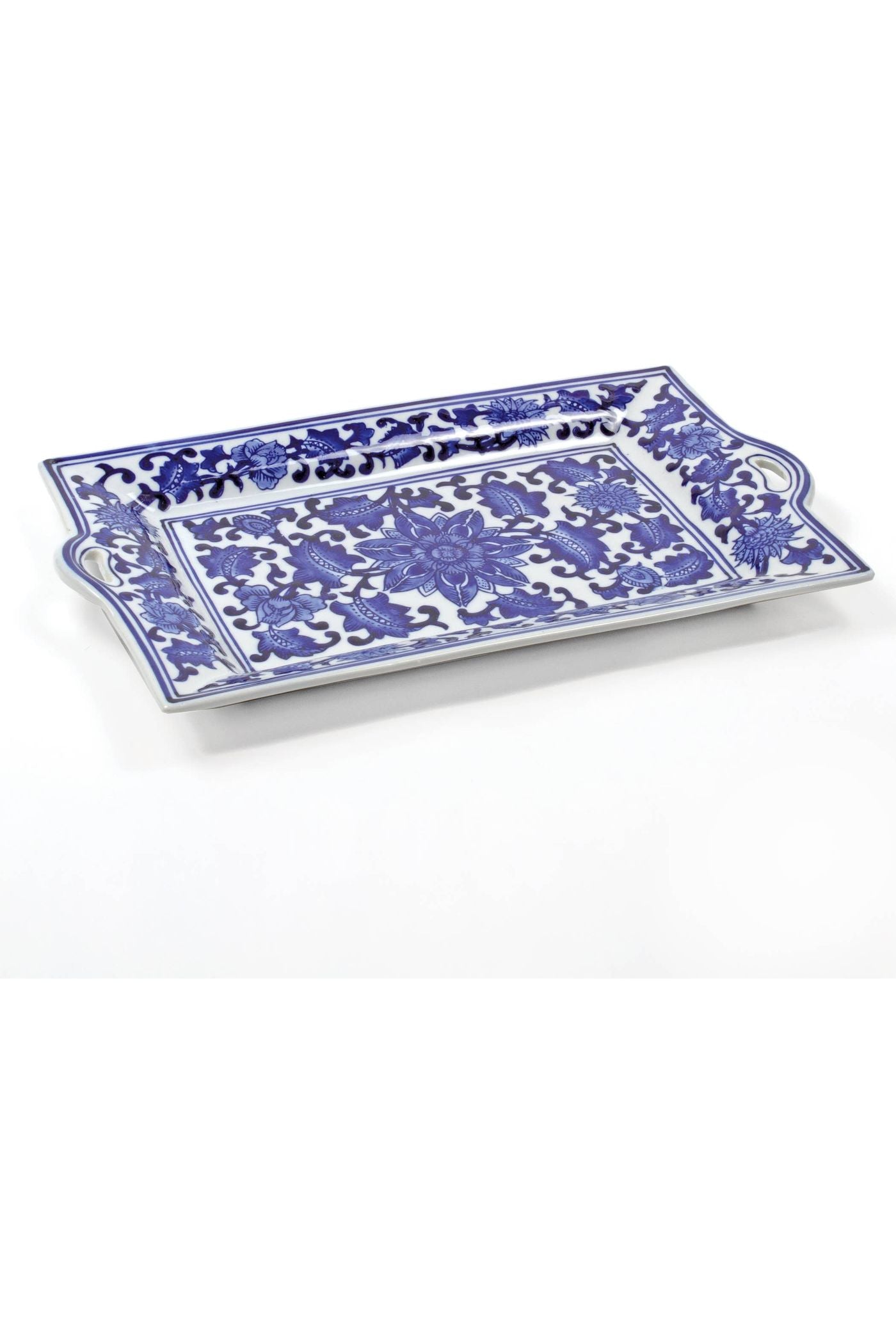 Blue Chinoiserie Charcuterie Tray
