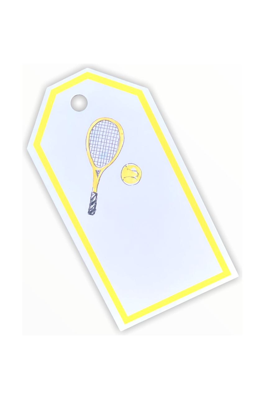 Tennis Gift Tag