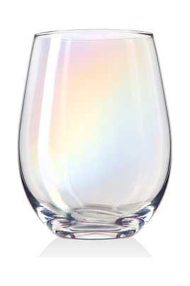 Iridescent Stemless Glasses-s/4